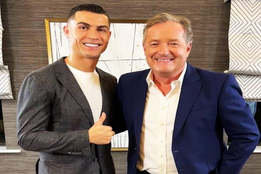 A text message made by Ronaldo to Piers Morgan shortly after he left Manchester United has been revealed.