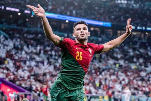 Goncalo Ramos's hat-trick led Portugal defeat Switzerland 6-1.