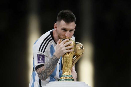 Messi is the most-capped player in World Cup history.