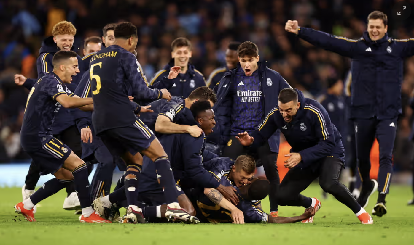 Real Madrid go through to the semi-finals