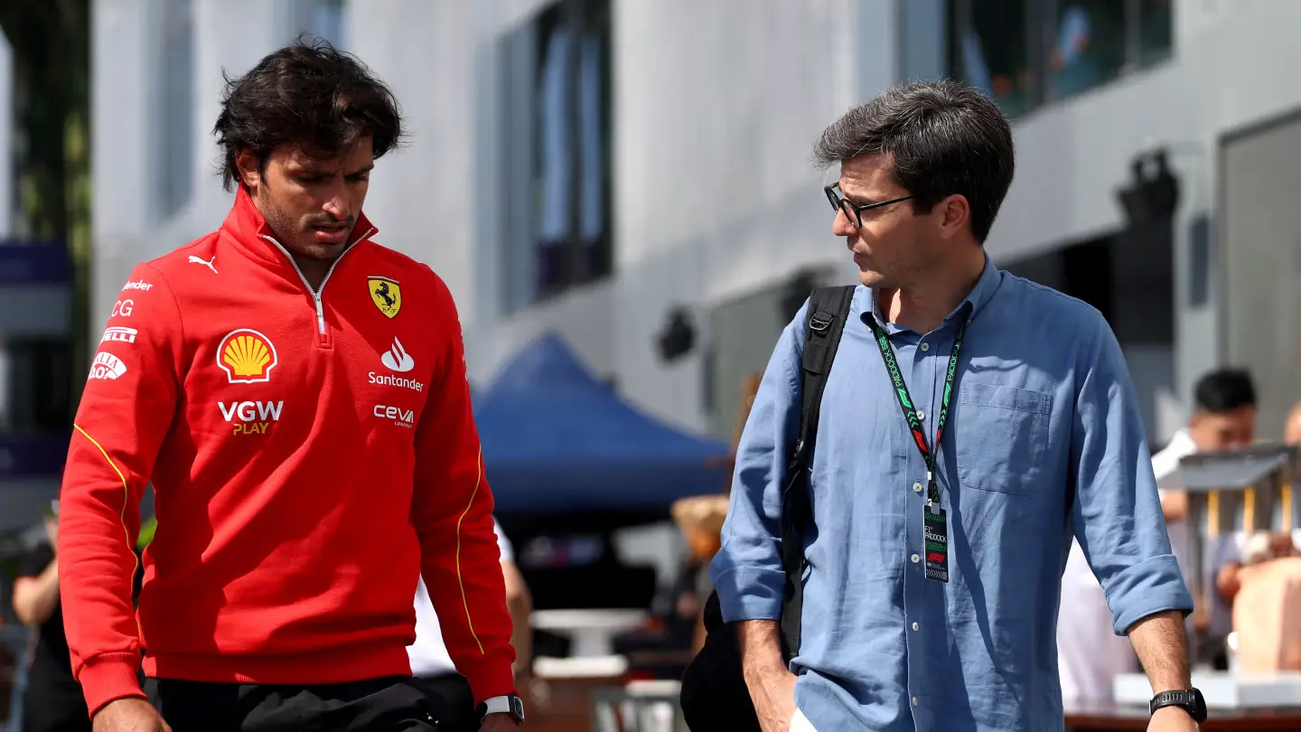 Sainz’s manager says ‘we’re still playing the game’ as he gives update on the Spaniard’s F1 future